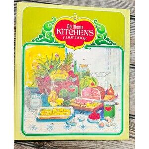 Del Monte Vintage Kitchens Tabbed Cookbook 1st Printing 1972, 3-Ring Binder